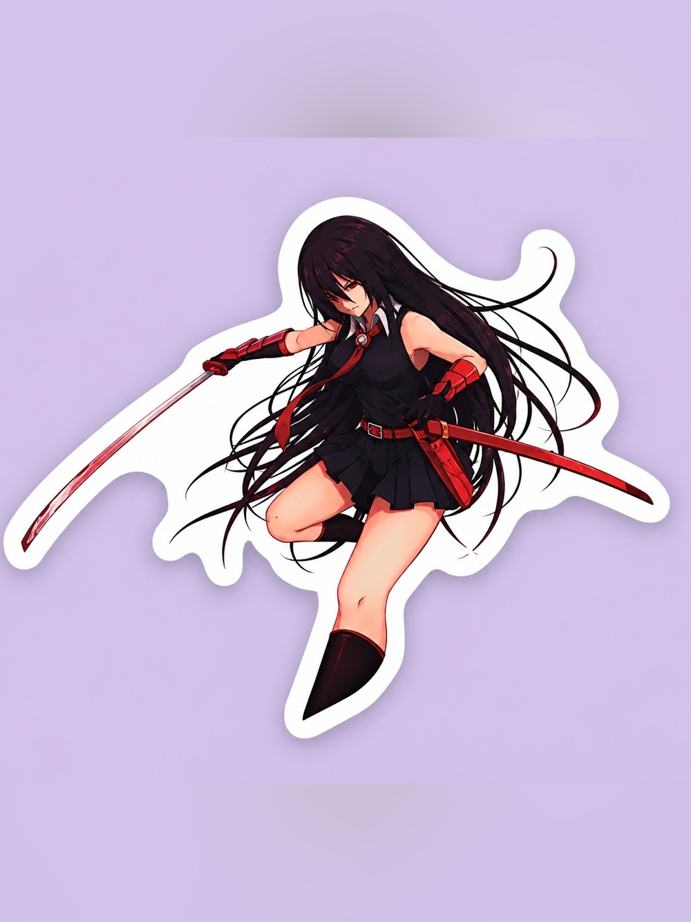 Akame Akame ga Kill! Sword Sticker | Anime Vinyl Decal
